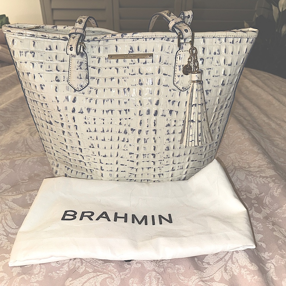 Brahmin Asher La Scala Marina Leather Shoulder Bag